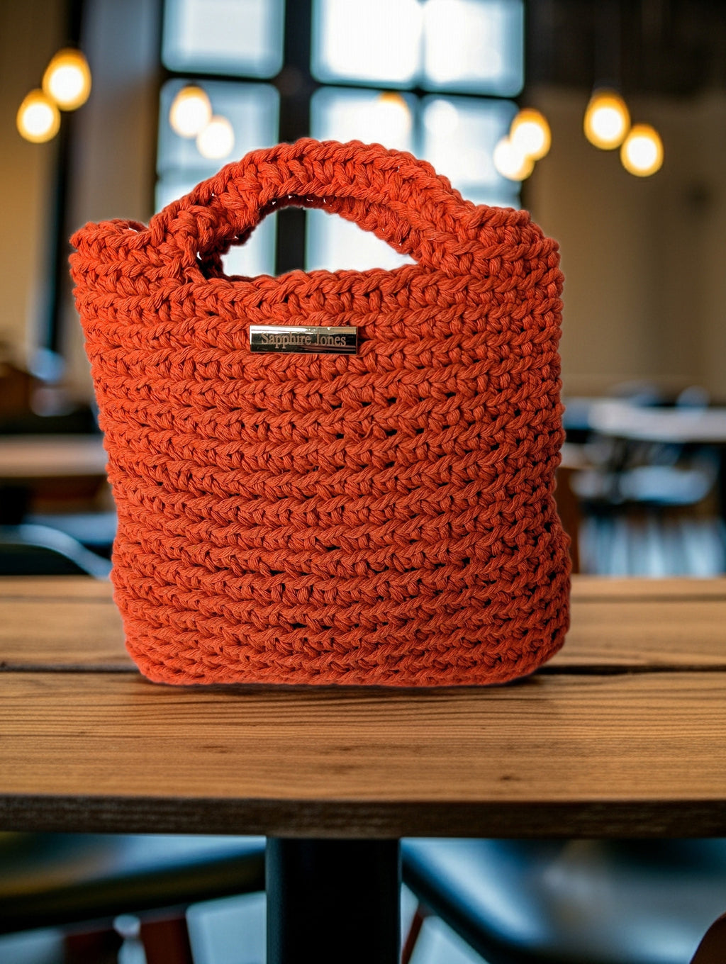 Small Handheld Crochet Bag